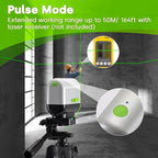 Enventor Green Laser Level, Self Leveling Laser Level for Picture Hanging and Home DIY, Horizontal and Vertical Cross-Line Laser, Rotatable 360° Magnetic Holder, Pulse Mode, USB Charging