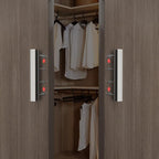 homdiy 10 Pack Adjustable Brushed Nickel Cabinet Pulls 1" to 4" (25-102mm) Adjustable Hole Distance Drawer Pulls