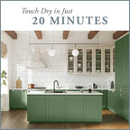 AMY HOWARD AT HOME Chalk-Based One Step Paint for Furniture, Cabinetry, Decor, Finish, and More | No Stripping, Sanding, or Priming | Dark Base | 32 Ounce | English Boxwood