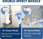 Jocecury 500ML Foaming Stain Remover Spray, Multi-Purpose Foam Cleaner for Bathroom, Kitchen & Hard Surfaces,Deep Penetrating Grout & Glass Stains Instantly