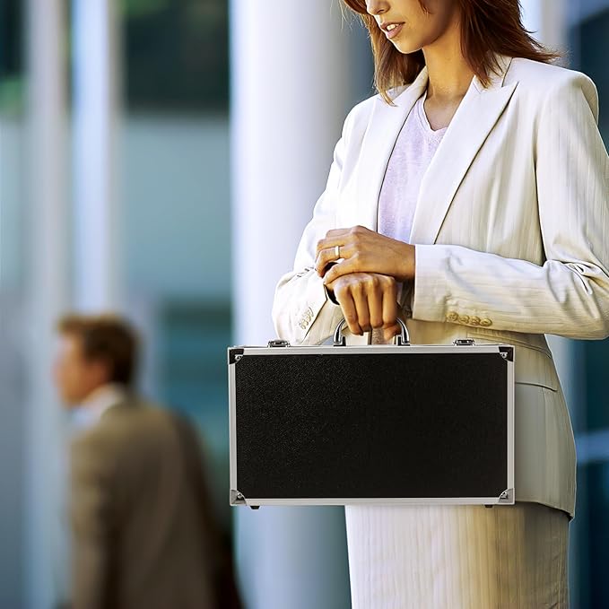 Portable Aluminum Alloy Tool Box Multi-functional Emergency Kit Case Capacity for Medicine Crafts and Accessories Compact Design Convenient Handle