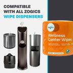 Zogics Wellness Center Cleaning Wipes – Gym Wipes for Cleaning Surfaces and Equipment, Durable and Safe Pre-Saturated Wet Wipes (1 Roll of 1,150 Wipes)