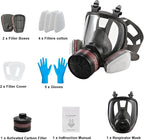 Half & Full Face Respirator Mask with Filters, Gas Masks for Construction Work, Paint, Dust, Spray, Welding, Sanding