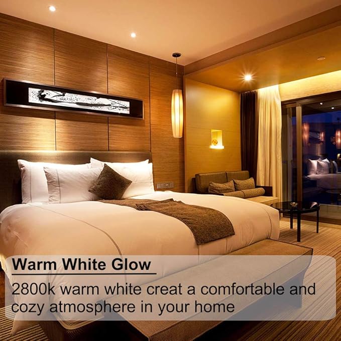 GU4 Halogen 20W, 6 Pack GU4 Base MR11 12V 20W, Long Lasting GU 4 MR11 Dimmable with Glass Cover, MR 11 Warm White 2800K Fiber Optic Light Bulb, MR 11 Bulb with GU 4 /GZ4 Bi Pin Base