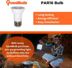 GoodBulb 6.5-Watt LED PAR16 Shape Light Bulbs (40 Watt Equivalent) E26 Medium Base | Soft White Light Color 3000K | EcoSmart Lights | High Output 500 Lumens (Pack of 4 Bulbs)
