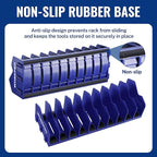 WORKPRO 2-Pack Plier Organizer Rack, Pliers Holder and Cutter Organizers with Non-Slip Rubber Base, 20-Slot Tool Box Organizer, Tool Drawer Organizer, Tool Storage, Plier Rack (Pliers Not Included)