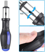 jar-owl 21V Tool Set with Drill, 350 in-lb Torque, 0-1350RMP Variable Speed, 10MM 3/8'' Keyless Chuck, 18+1 Clutch, 1.5Ah Li-Ion Battery & Charger for Home Tool Kit