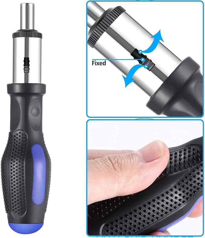 jar-owl 21V Tool Set with Drill, 350 in-lb Torque, 0-1350RMP Variable Speed, 10MM 3/8'' Keyless Chuck, 18+1 Clutch, 1.5Ah Li-Ion Battery & Charger for Home Tool Kit