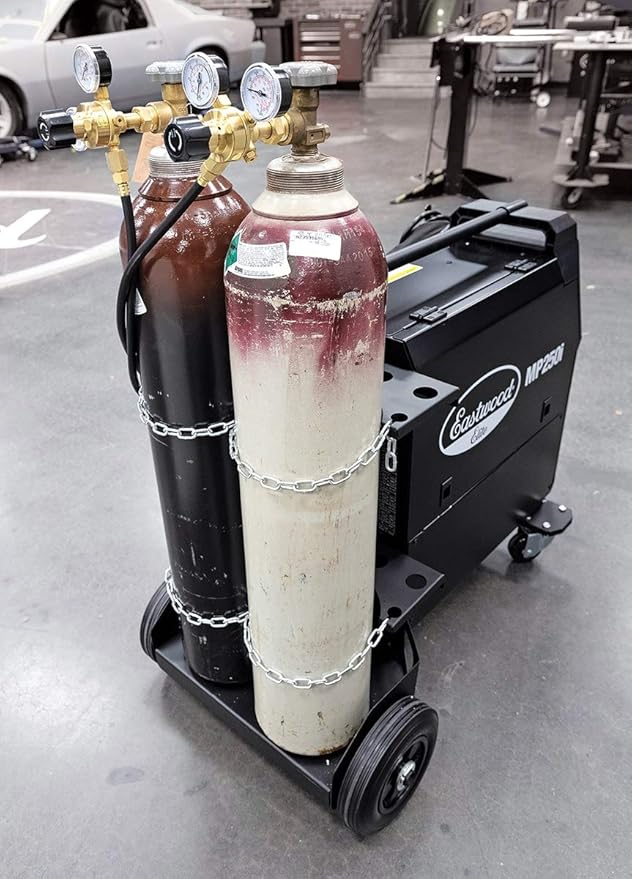 Eastwood MP250i Elite Multi-Process Welder | MIG - TIG - ARC Welding Machine Set | Rated Duty Cycle of 60% at 250 Amps| Black