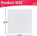 FIXSMITH White Microfiber Cleaning Cloth, Pack of 100, 11.5"X11.5" Cleaning Rags for Housekeeping and Kitchen, Reusable Shop Towels, Microfiber Towels for Cars, Lint Free, Scratch-Free