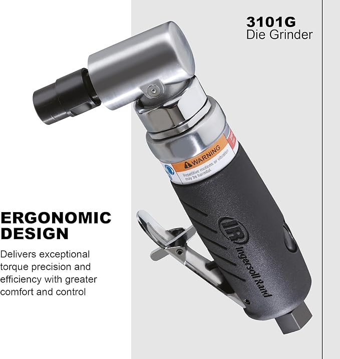 Ingersoll Rand 3101G Edge Series Portable 1/4-Inch Right-Angle Die Grinder with Lightweight Design