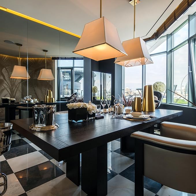 Jensense Edison LED Light Bulbs 8Watt Dimmable, 2700K Warm White, E26 Base, 60W Equivalent, Vintage Style, 800lm, CRI 90, Clear Glass, 12 Pack