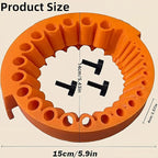 Drill Bit Sharpener for Grinder, Precision Sharpening Tool 2-13mm, Portable Grinder Attachment with Angle Guide, Compatible with 115-125mm Grinders（1PC）