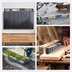 Huepar 24-Inch Digital Level, Professional Magnetic Electronic Torpedo Level with LCD Display, Audible Alerts, IP54 Dust/Waterproof, Angle Finder Tool with Carrying Case