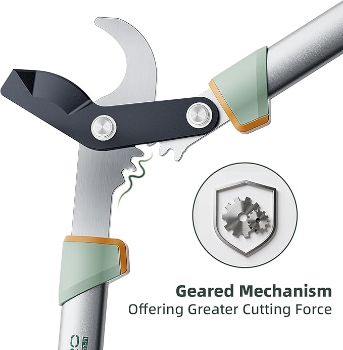 PrunePro Loppers for Tree Trimming Branch Cutter Heavy Duty Tree Pruner Rust Resistant Sharp Steel Blade Tree Limb Trimmer
