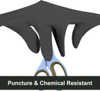 GLOVEWORKS Black Nitrile Gloves Disposable Latex Free, 5 Mil Industrial, For Mechanic, Cleaning, Cooking, Kitchen, Food Grade