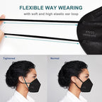 KN95 Face Mask,KN95 Mask,Cup Masks Breathable 5-Layer Filter Efficiency≥95% Disposable Certified Face Mask