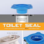 Toilet Flange Repair Kit with Wax-Free Seal – Extra-Long 3.22” Brass Bolts, Dual Spacers & Complete Hardware, Bonus 16” Stainless Steel Hose – Universal Toilet Seal Replacement Kit for 3”/4” Drains