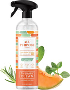 Therapy Clean All Purpose Cleaning Spray - Fresh Herbs & Melon 24 fl. oz - 100% Natural Scent, Kitchen Surface Counter, Surface Cleaner, Non Toxic All Purpose Cleaner Spray