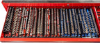 Ernst Manufacturing 8484 Socket Boss, Premium 2-Rail, 1/4 Inch-Drive Socket Organizer, 18-Inch, Orange - Made in the USA