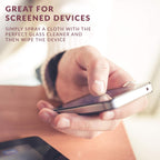 HOPE'S Perfect Glass Cleaner Spray Refill, Streak-Free, Ammonia-Free Window, Mirror, Screen, Tinted Glass, and Shower Door Cleaner, Indoor and Outdoor Glass Surfaces, 67.6 Ounce, Pack of 2