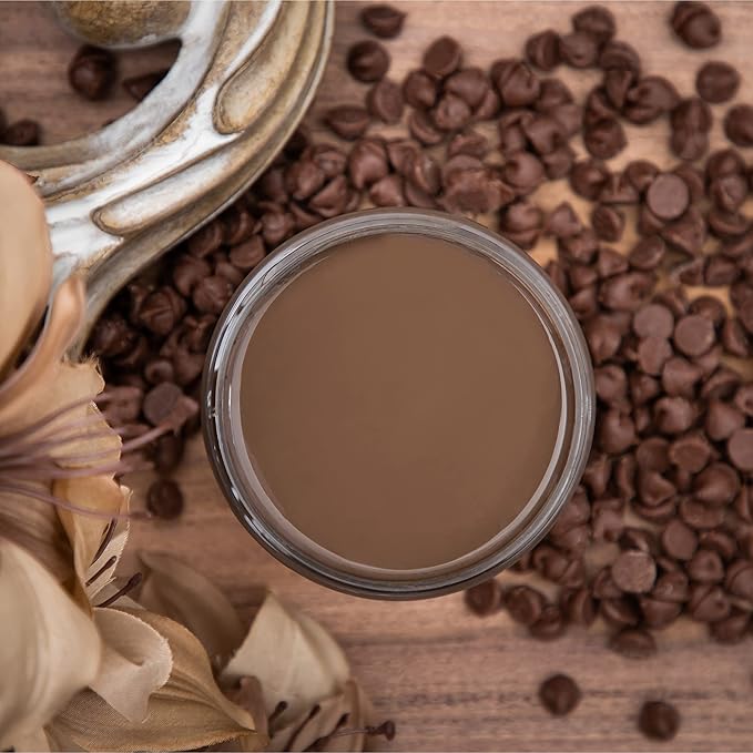 Dixie Belle Paint Company Chalk Finish Furniture Paint - Chocolate (1 Gallon - 128oz) - Matte Creamy Brown Chic Chalk Mineral DIY Furniture Paint