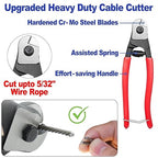 CKE 400FT 1/8" Black Stainless Steel Cable for Railing, T316 Stainless Steel Marine Grade Wire Rope for Deck Cable Railing Kit, 1850lb Breaking Strength 7x7 Strand Aircraft Cable DIY Balustrade, BCW6