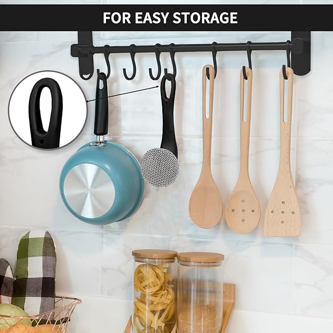 Cast Iron Cleaner Scrubber with Long Handle- Welded Fine Chain Mail Scrubber Cleaning Kit- Metal Brush Chainmail Scrubbing Sponge to Clean Skillet, Dishes, Griddle, Wok, Dutch Oven Scrub