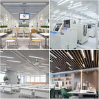 Aolyty T8 LED Tube Light, 9W Shop Light 6500K Super Bright Dual End Powered No Ballast Bypass Light fixtures 2ft 24" for Warehouse, Garage, Office, Home - 10 Pack