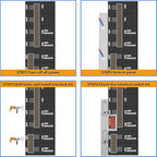 Generator Interlock Kit,Electrical Interlocking Panel Compatible with Square D Homeline Meter Main 150 or 200 Amp Breaker, Generator Electrical Interlock Kit.