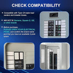 100 Amp 2-Pole Circuit Breaker, Type 3/4-Inch Plug-On Molded Case Circuit Breaker, 120/240V, Thermal Magnetic, 10-Yr Warranty