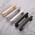 Alzassbg 10 Pack Oil Rubbed Bronze Cabinet Pulls, 3-3/4 Inch(96mm) Hole Centers Kitchen Cabinet Handles for Cabinets and Drawers AL3061ORB