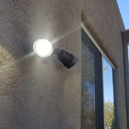 RuggedGrade 20W Turin II Series LED Security Light - LED Motion Sensor Flood Light - 2,400 Lumens - 240° Sensor - 3000K Warm White - Bronze Housing - Outdoor LED Light - DLC 5.1 Premium