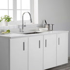 KRAUS Sellette Single Handle Pull-Down Kitchen Faucet with Deck Plate in Oil Rubbed Bronze, KPF-1680ORB