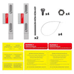 2 Set Generator Interlock Kit Compatible with Eaton Cutler Hammer 100 Amp and 125 Amp Panels Breaker,for Safe Usage of Portable Power During Outage,Professional and Interlock Kit (2)