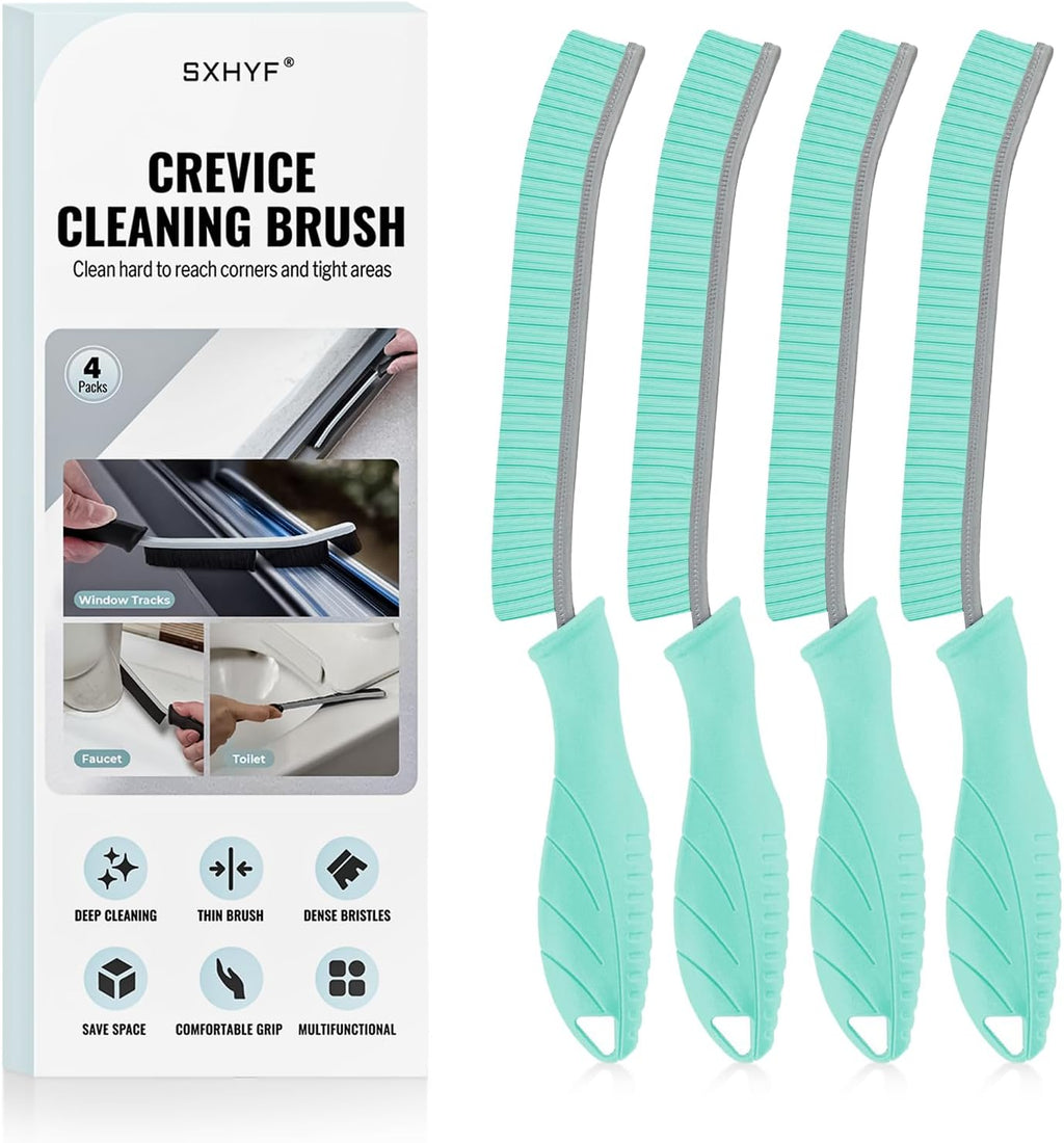 SXhyf Cleaning Brush - Hard Bristle Crevice Cleaning Brush, Multifunctional Gap Scrub Brush, Kitchen Essentials, Bathroom Cleaner Tools for Household Use, Home, Window, Toilet, Stove