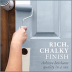 AMY HOWARD AT HOME Chalk-Based One Step Paint for Furniture, Cabinetry, Decor, Finish, and More | No Stripping, Sanding, or Priming | Ultra-Light Base | 32 Ounce | Ambala Blue