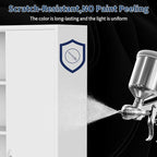 GarveeHome 72 in Steel Rolling Tool Cabinet with Lock | Heavy-Duty Garage Storage w/ 4 Adjustable Shelves & Pegboard | Industrial Organizer for Workshop Home