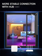 12 Pack Smart Recessed Lighting 6 Inch, Ultra-Thin LED Recessed Lighting 12W 1200LM Smart Downlight with Junction Box, Compatible with Alexa/Google Assistant - ETL and Energy Star Certified