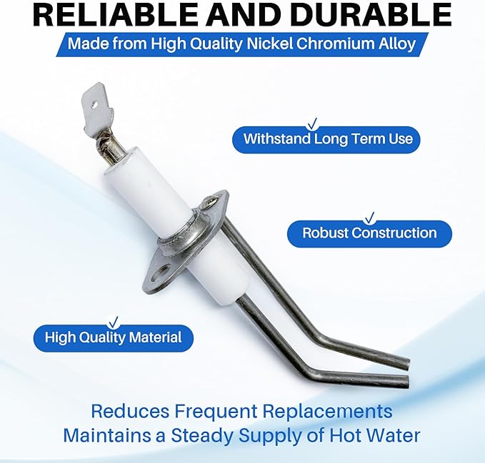232258 RV Water Heater 2-Prong Electrode Assembly for Suburban water heaters SW Series SW-4/6/10/12/16-D/DE/DEC/DEL/DELC/DEM/DRA/DERA/DFA/DEFA DSI Electrode Probe Igniter