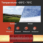 18Gauge 50FT Electrical Wire Cable Flexible Wire Extension Cord 18AWG Copper Clad Aluminum Copper Wire 2 Conductors Red Black Parallel Wire line Hookup LED Lighting Strips 12V/24V DC Cable