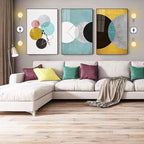 2 Lights Bathroom Vanity Wall Sconce Modern Industrial Wall Lamp Pole Wall Mount Lighting Fixture（Chrome Color）