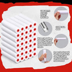 Nuogo 120 Pcs 6 Inch Foam Paint Roller Mini High Density Foam Roller Refills Paint Edger Tool for Walls Brings Smooth Finishes Flat Surfaces (White)