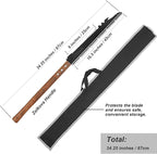 Hand Saw, Multifunction Camping Saw Outdoor Tools Long Saw with Machete for Bushcraft, Trees Cutting, Outdoor Hunting, Garden Work, Survival, Yard Work, XL Teeth Edition (Black)