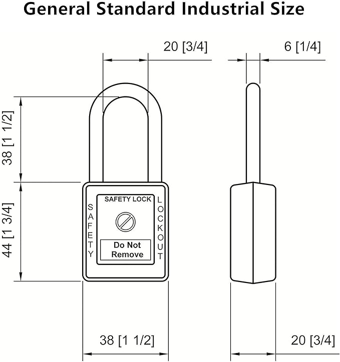 SAFBY Lockout Tagout Locks, Safety Padlock, Keyed Differently Loto Safety Padlocks for Lock Out Tag Out Kits Station (Blue NO.1-10)