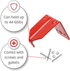 Fire Extinguisher Mount, Wall Hook, Fire Extinguisher Bracket up to 40 lbs Extinguishers, Suitable for Big and Small fire (4 Brackets)