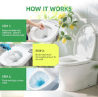 Toilet Bowl Cleaner Tablets 30 Big Pack Fast Dissolve Plastic-free Septic Safe Deodorize Remove Rust Stains, Hard Water Ring Remover, Toilet Cleaning