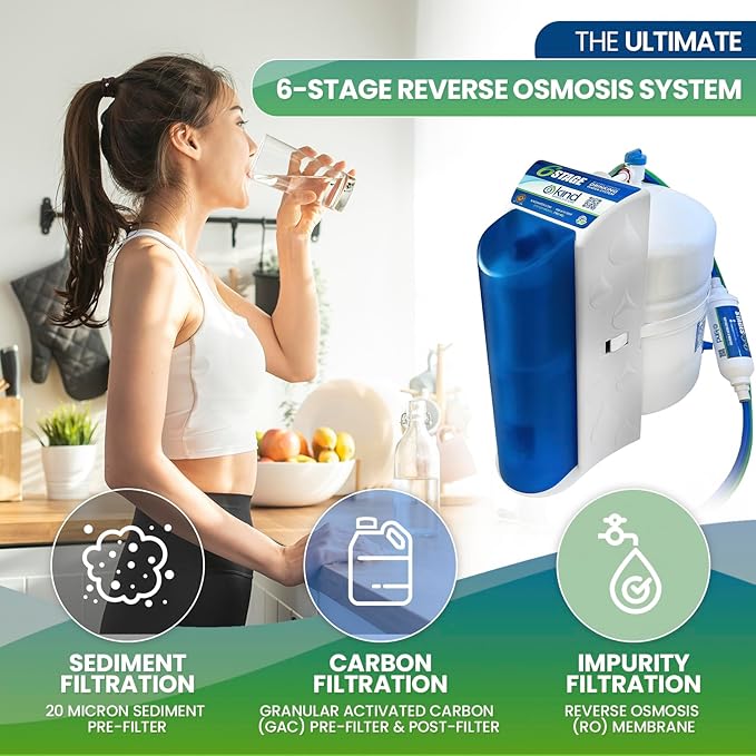 Kind 6-Stage Reverse Osmosis Drinking Water System