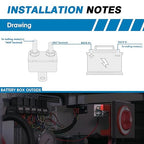 GLOSO E512 Stud Type Circuit Breakers, Crosswise Bracket, Auto Reset (T1) - 5 Pack (10A)