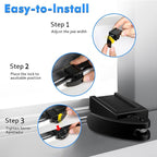 2 Pack Window Locks, Diecast Durable Design, Compatible with Horizontal and Vertical Window, Fit 1/16 inch(0.16cm) up to Wide Rail Easy Installation, Enhanced Safety (Black)